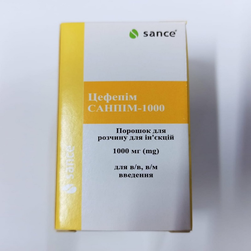 САНПІМ-1000 порошок для розчину для ін'єкцій по 1000 мг в флаконі №1